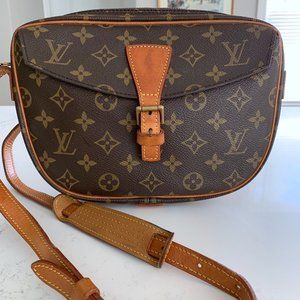 Louis Vuitton Monogram Jeune Fille MM Crossbody Bag Shoulder Bag Brown